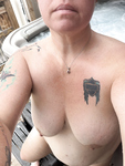 BBW wife showing pussy